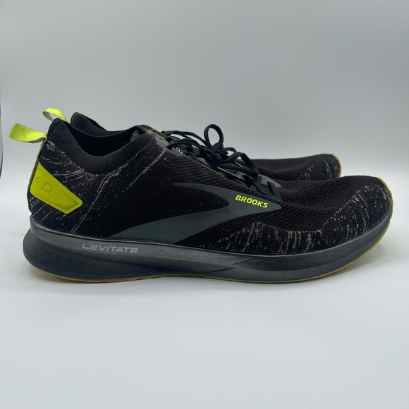 Brooks Other - Brooks Levitate 4 1103451D013 Black Nightlife Volt Mens Running Shoes Size 13
